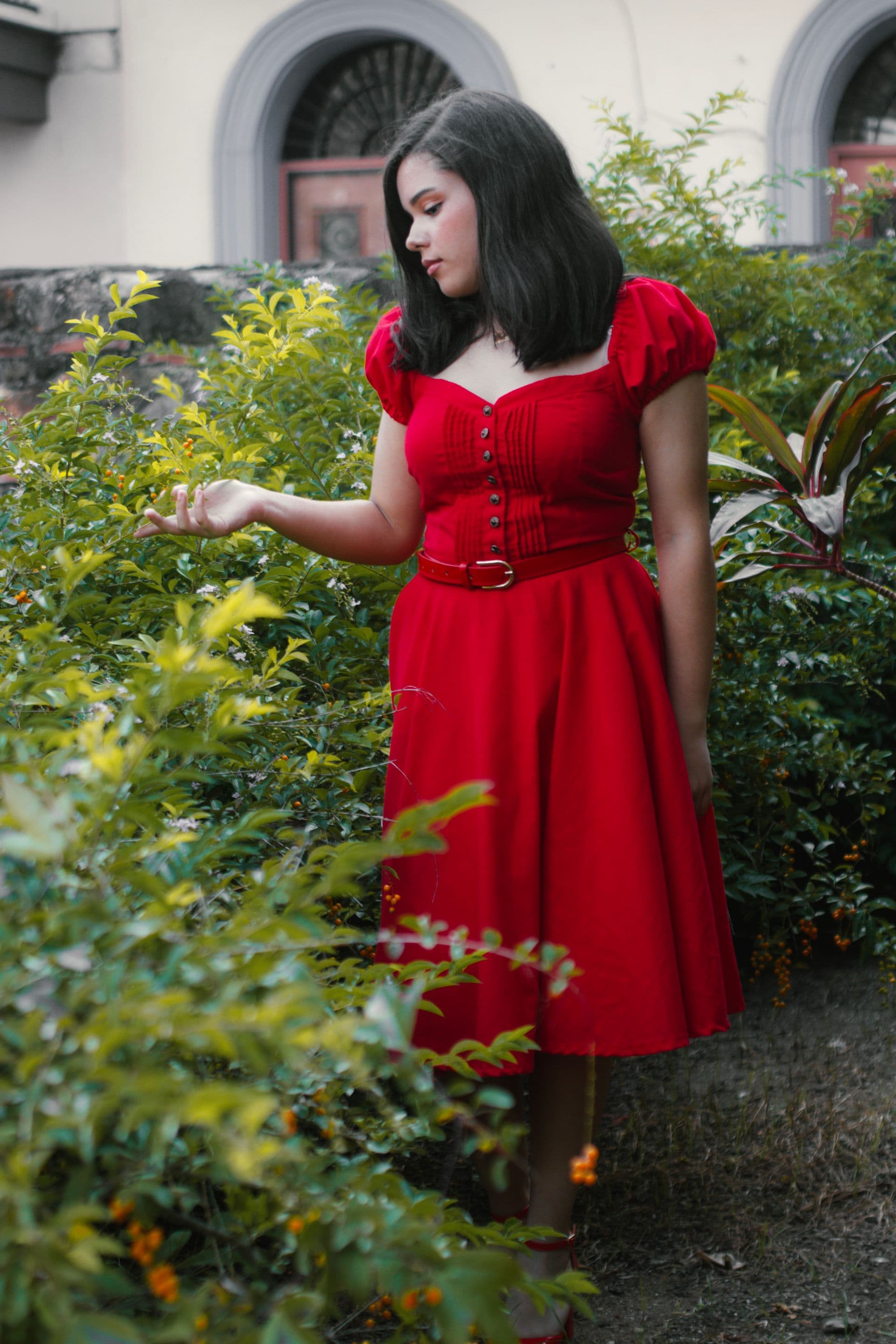 Vestido Midi Vermelho