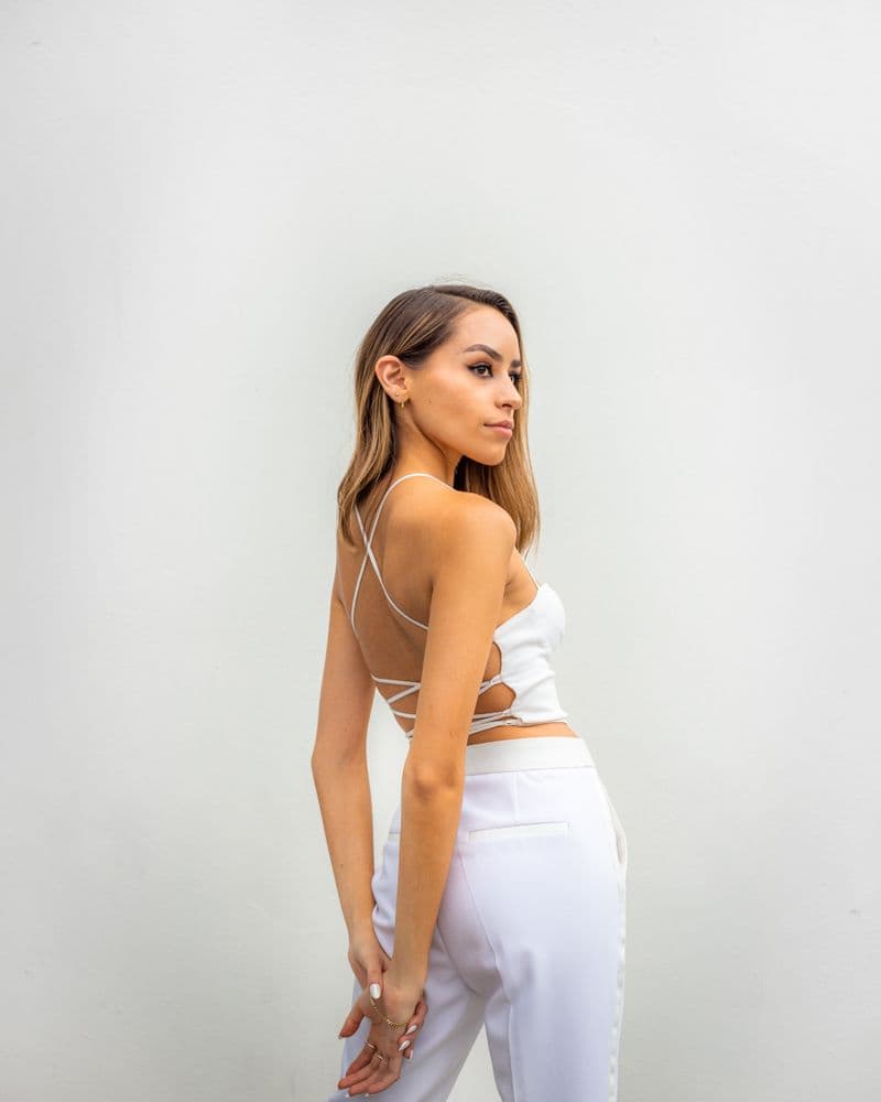 Calça Pantalona Branca